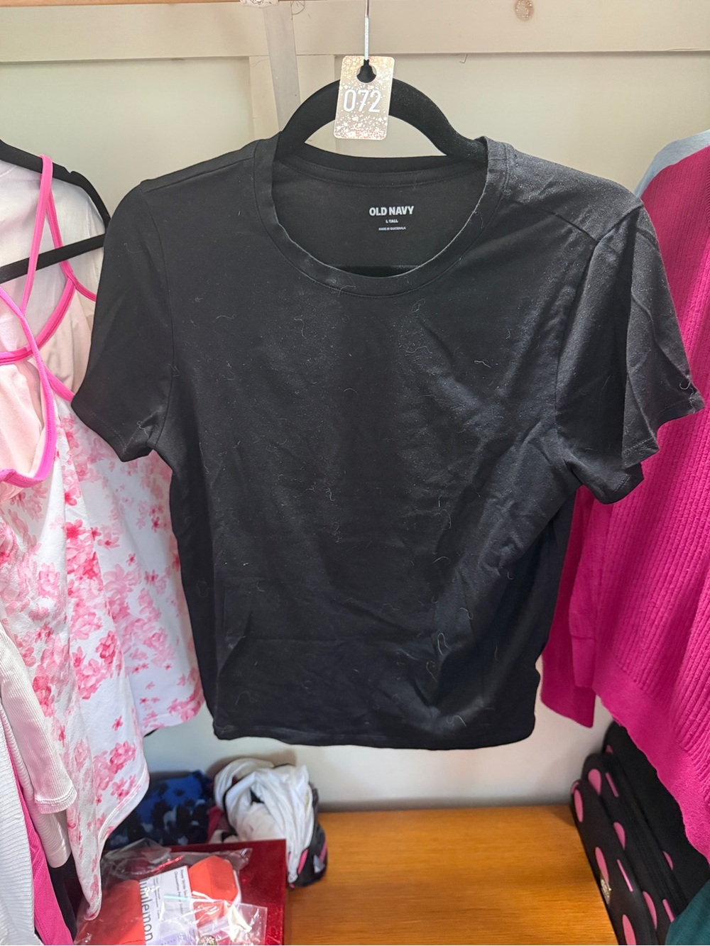 072 Old Navy Black Short Sleeve Crewneck Tee